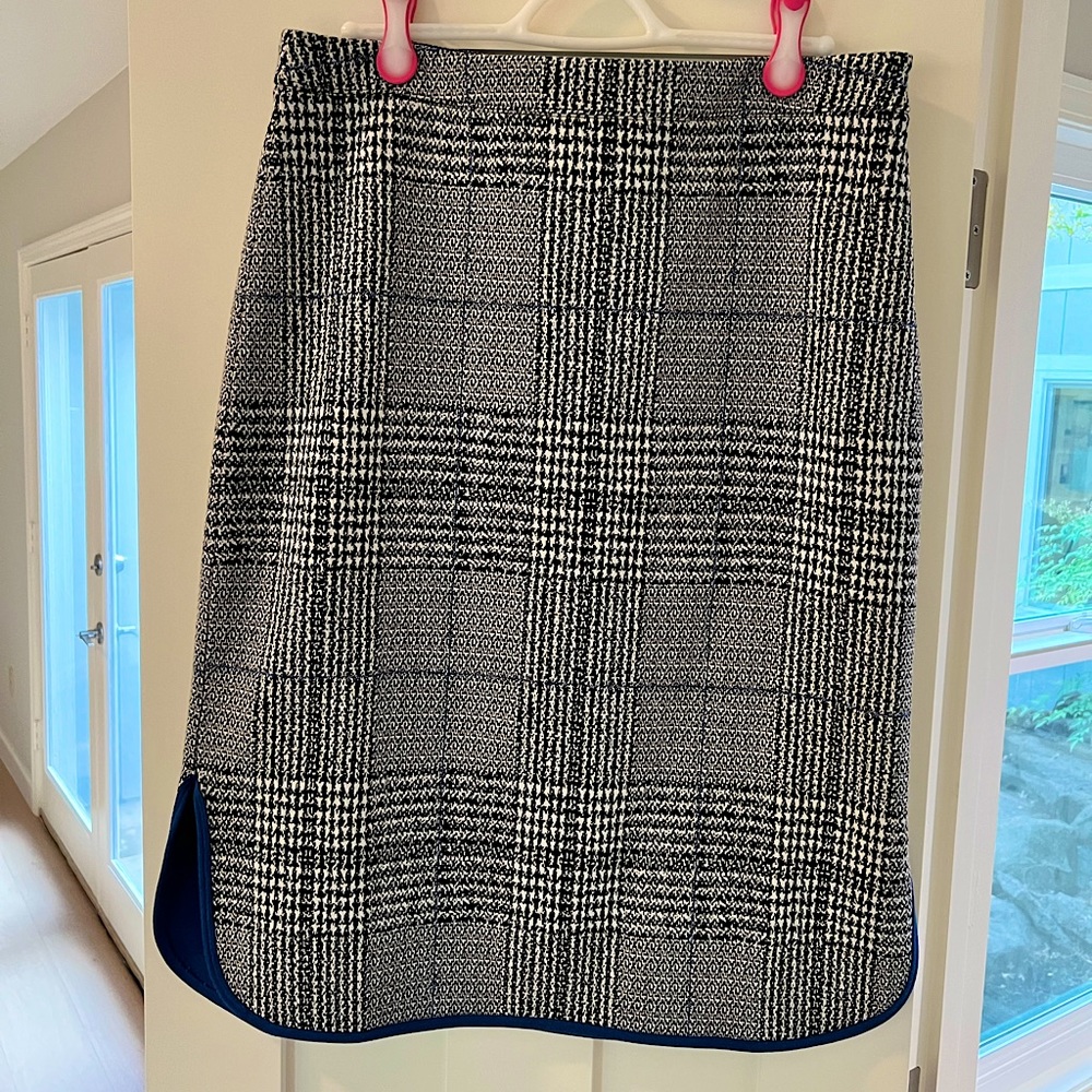 Anthropologie Maeve Ellie Plaid midi Skirt Size XL